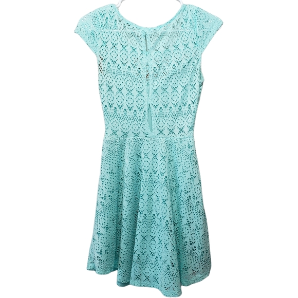 CHARLOTTE RUSSE DRESS AQUA BLUE TURQUOISE WORN ONCE - Picture 2 of 3